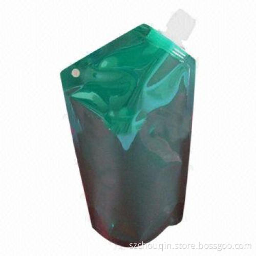 Aluminum Foil Spout Hair Shampoo Pouch, Exported to the US/Europe/Canada/Australia/Russia/Brazil